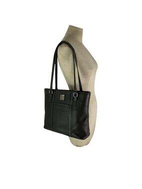 Genuine Vintage DOONEY & BOURKE Brown Pebbled Leather Medium Tote Bag